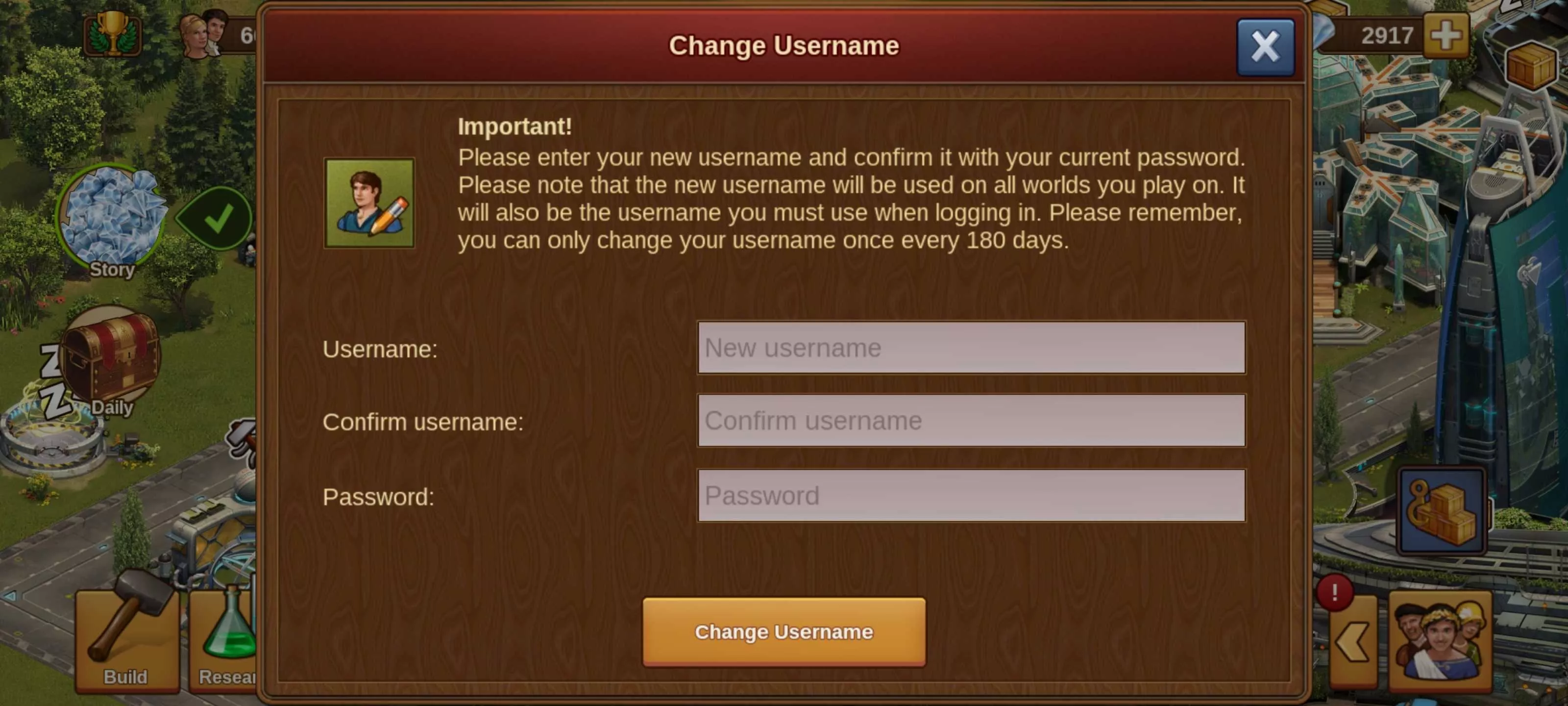 How do I change my username in the game? - InnoGames Support